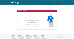 Desktop Screenshot of fencing.alte.pl