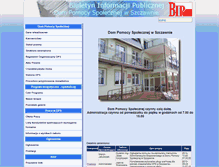 Tablet Screenshot of bip-dpsszczawno.alte.pl